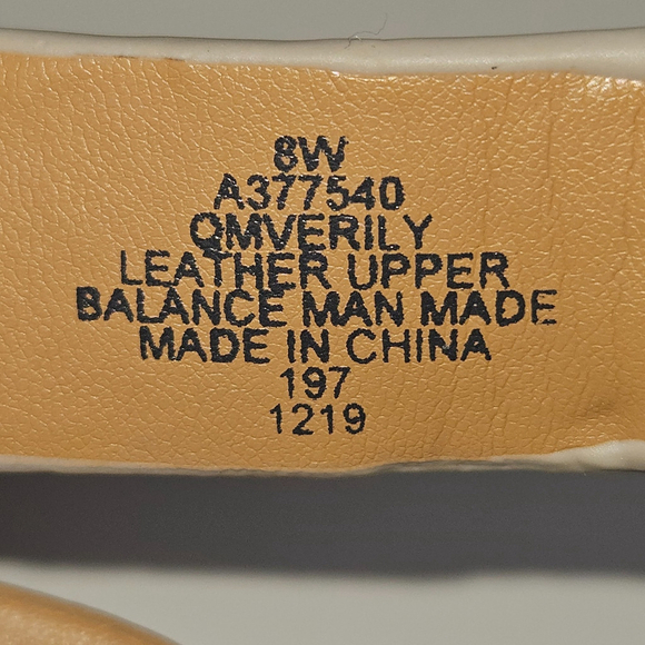 Marc Fisher Verily 8 WIDE Silver Multi Leather Cork Low Platform Sandal Metallic - Picture 16 of 16